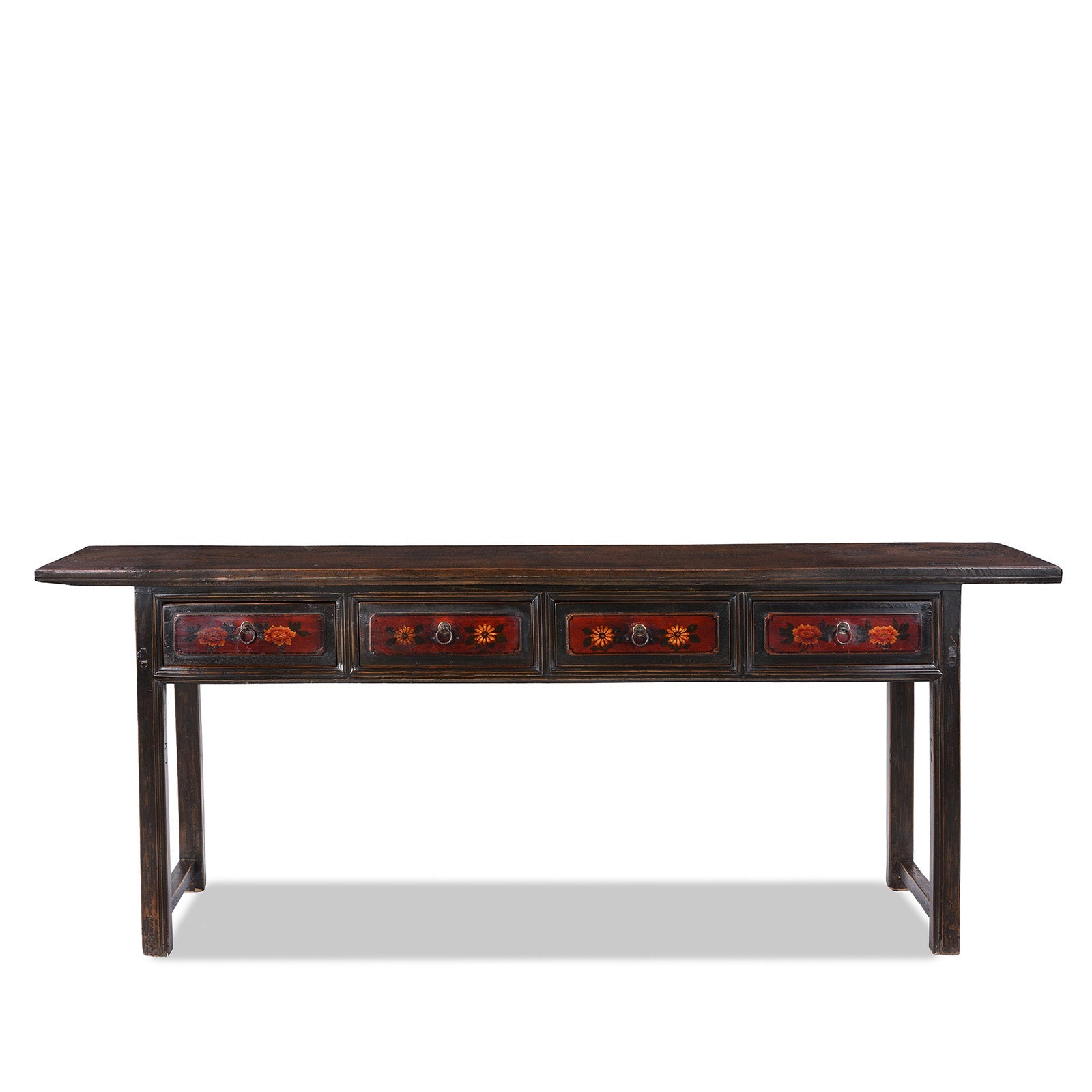 Painted Altar Table From Gansu - 19th Century