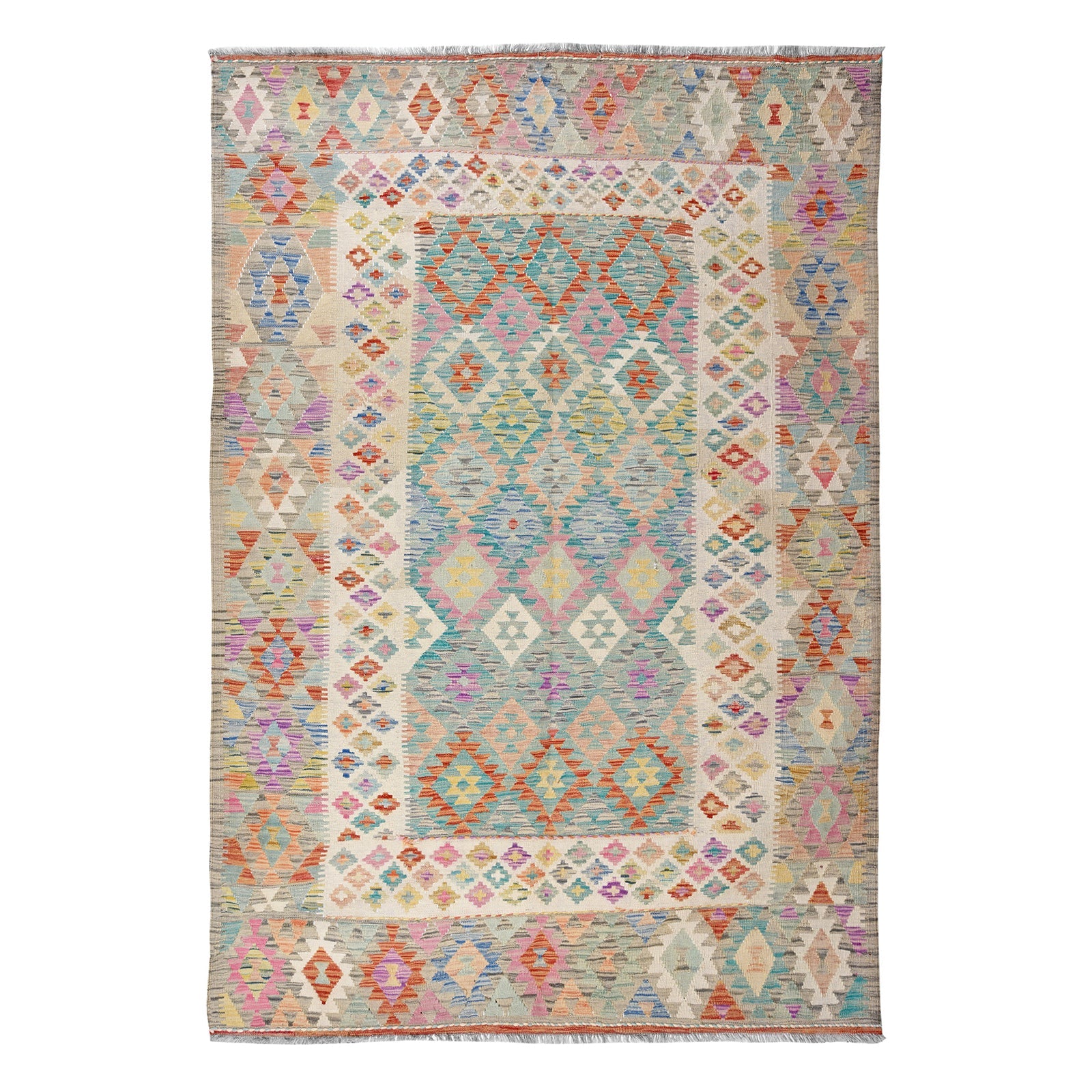 Shirvan Kelim Rug From Pakistan - 261 x 176cm