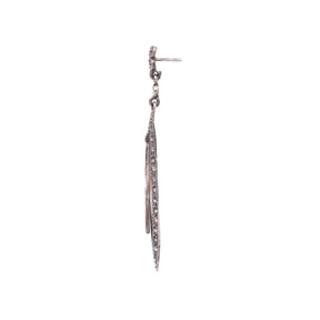 Silver & Marcasite Stud Earrings From Rajasthan