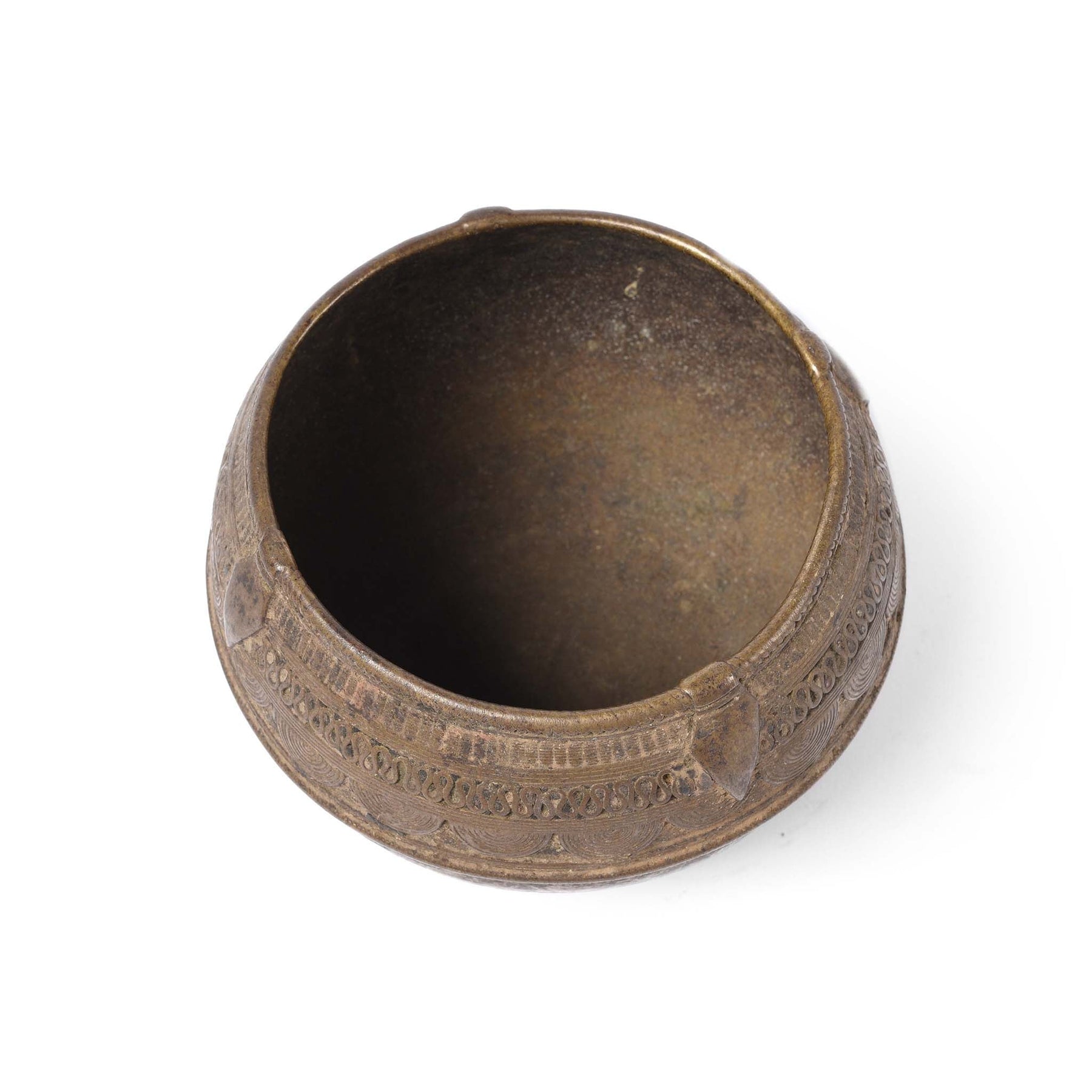 Dhokra Work Rice Measure From Orissa - Early 20Th Century