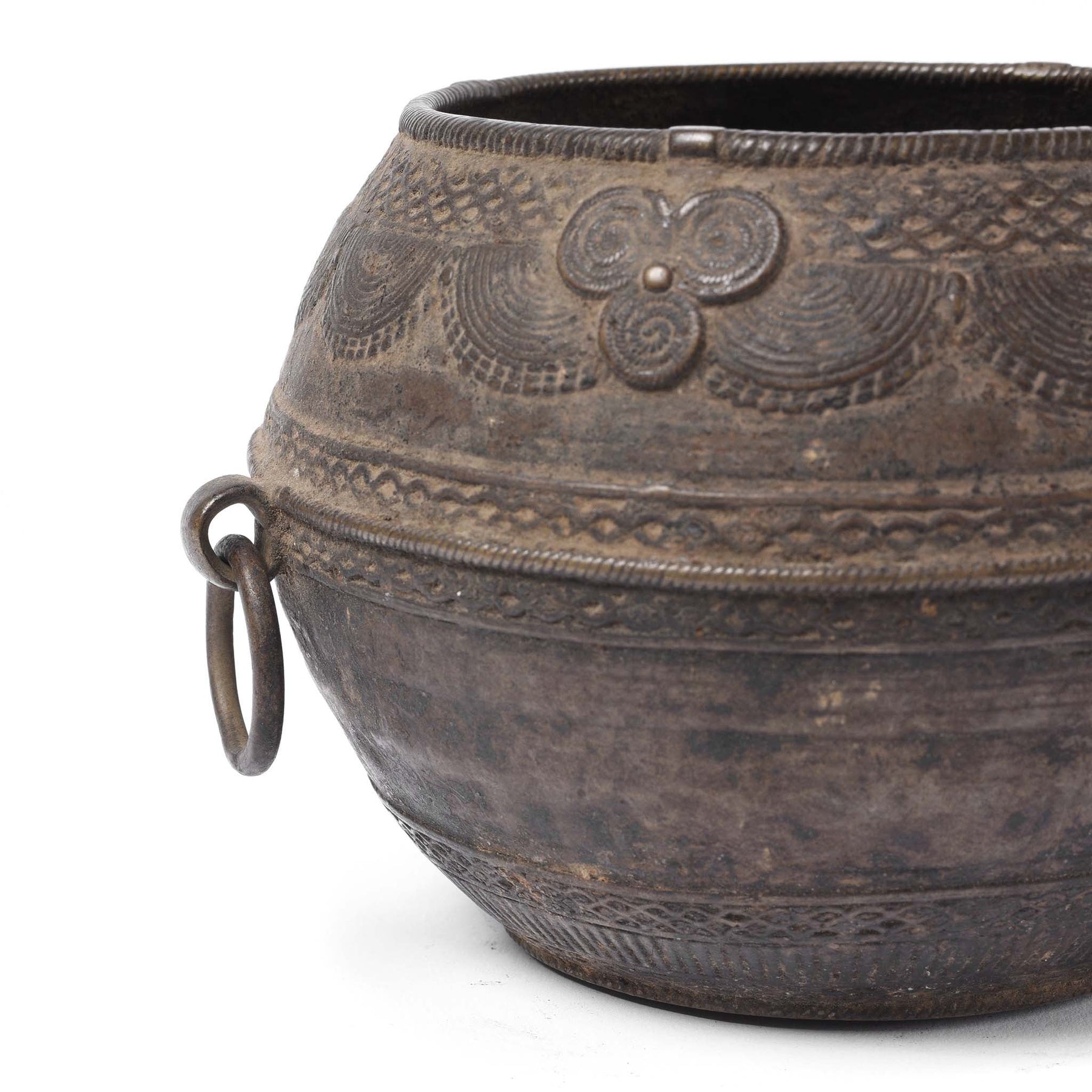 Dhokra Work Rice Measure From Orissa - Early 20Th Century