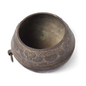 Dhokra Work Rice Measure From Orissa - Early 20Th Century