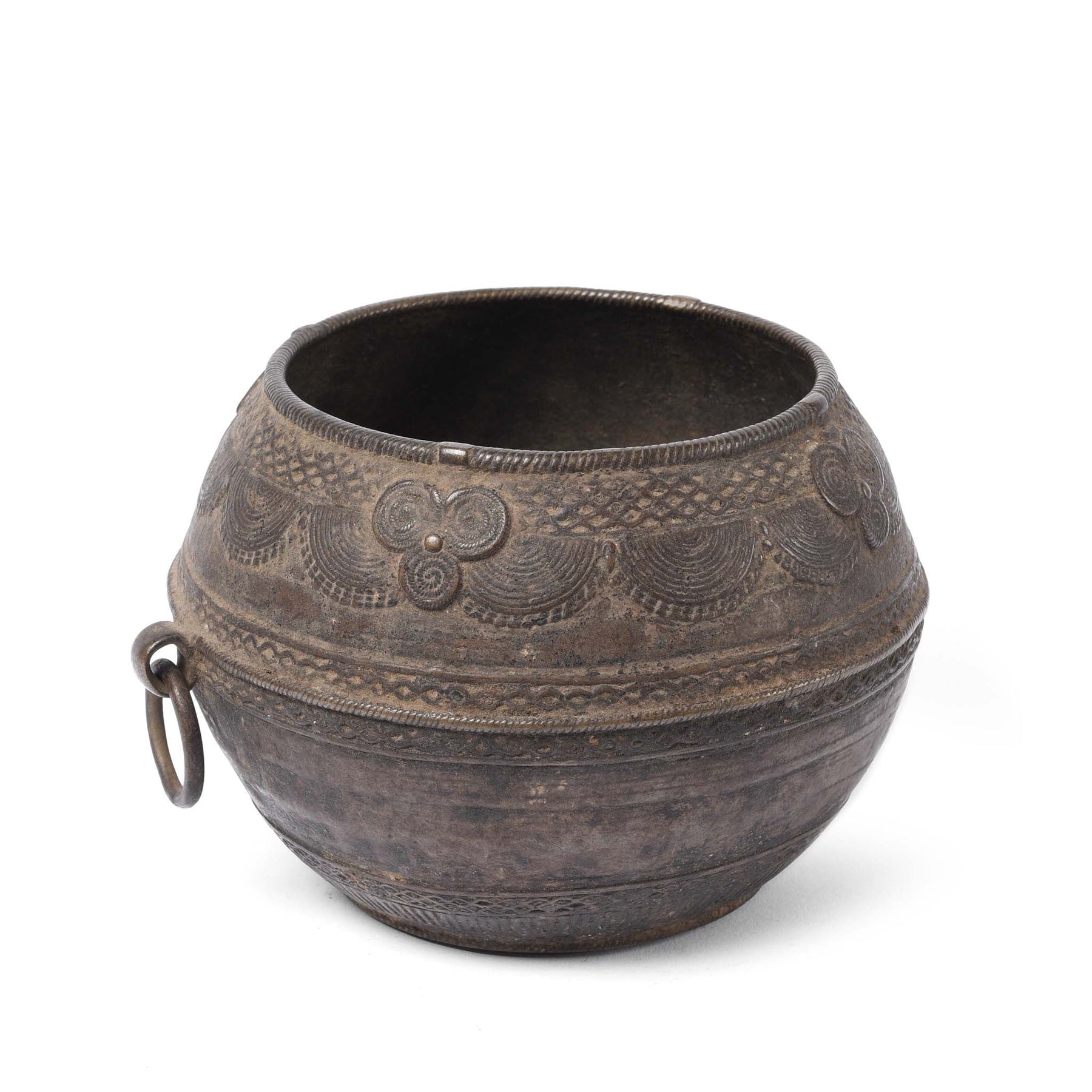 Dhokra Work Rice Measure From Orissa - Early 20Th Century
