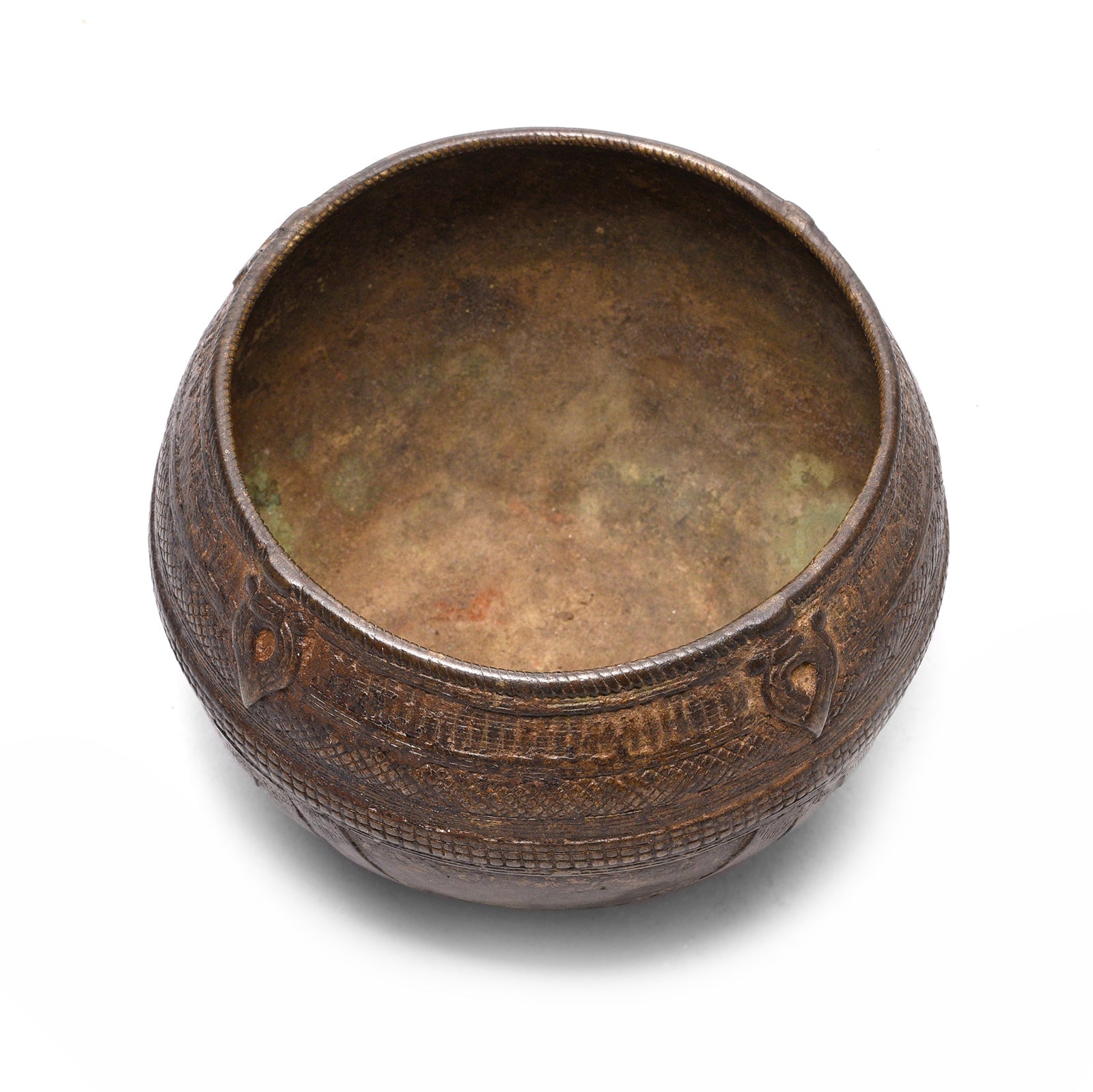 Indian Brass Rice Measure From Orissa - Early 20thC