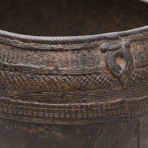 Indian Brass Rice Measure From Orissa - Early 20thC