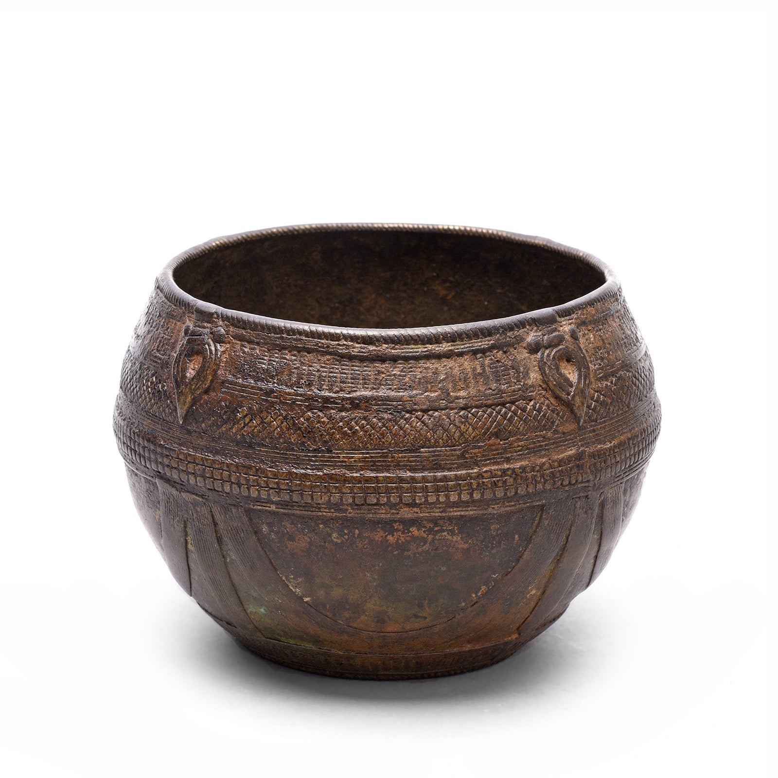 Indian Brass Rice Measure From Orissa - Early 20thC