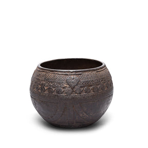 Indian Brass Rice Measure From Orissa - Early 20th Century