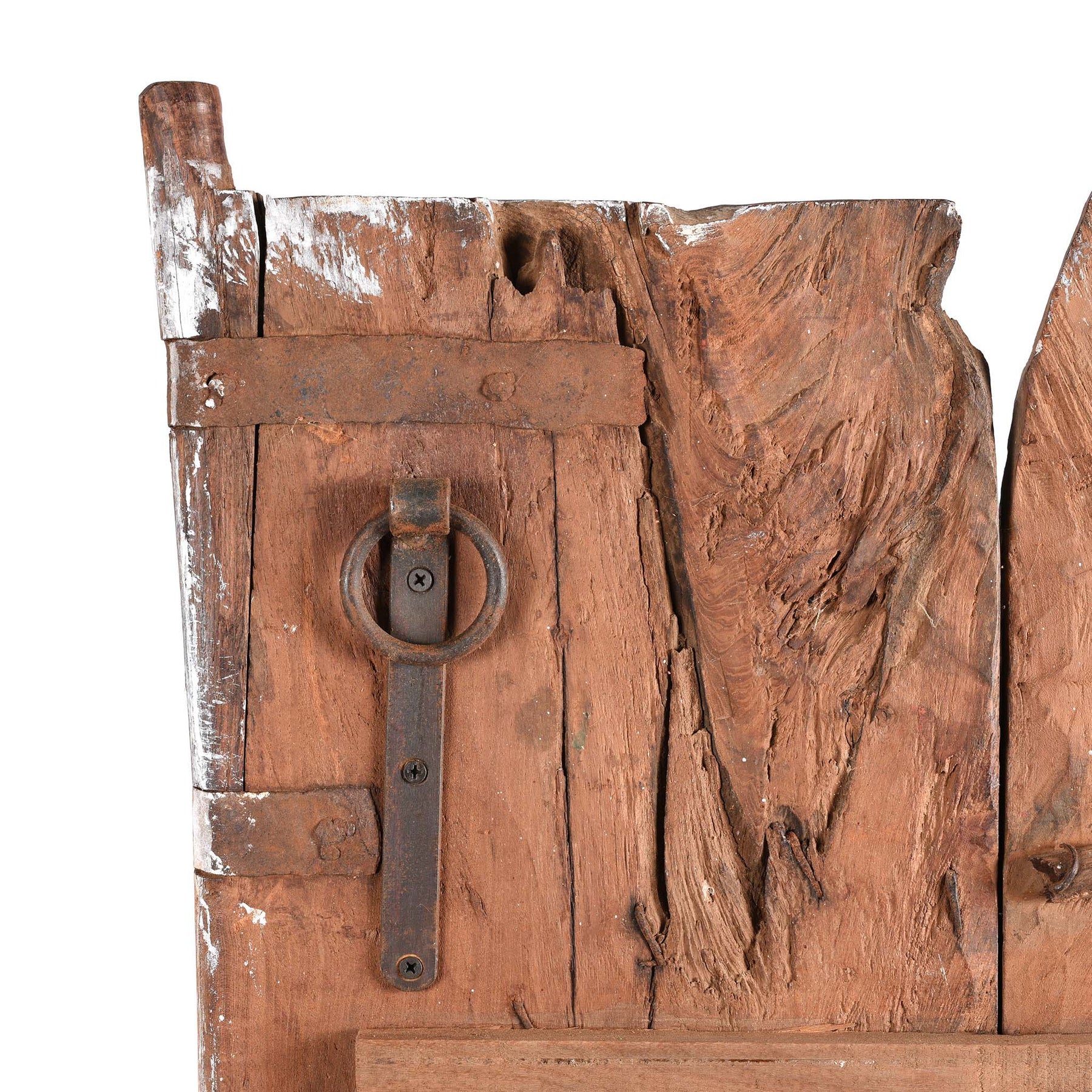 Painted Mica Indian Window Shutter From Rajasthan - 18thC