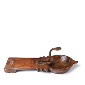 Jackfruit Wood Coconut Grater From Kerala - 19thC