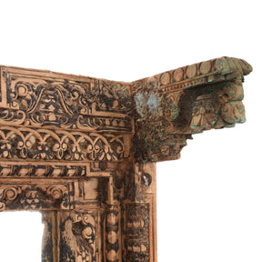 Mirror Made From An Old Door From Nagaur - 19thC (108 x 195cm)