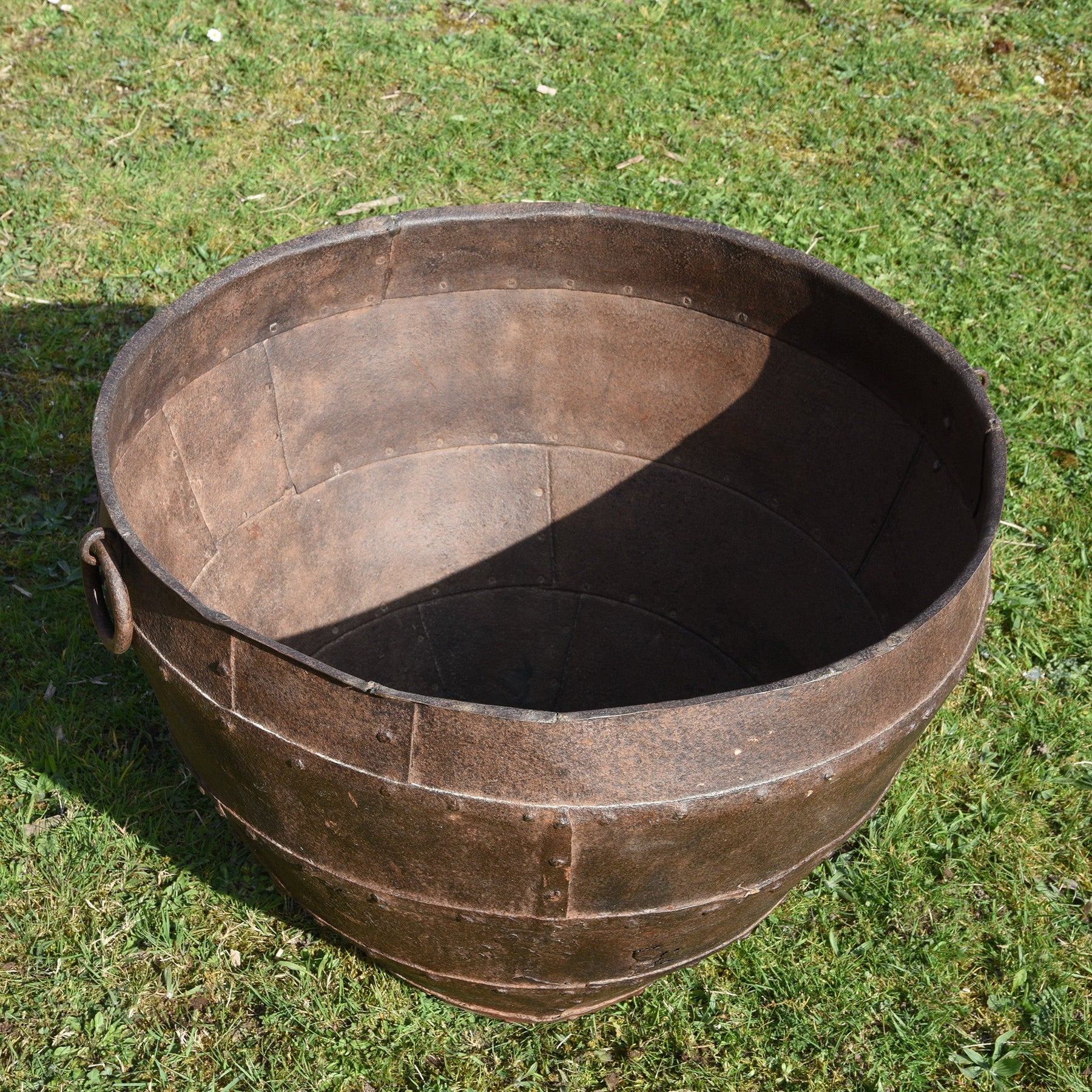Iron Indian Planter From Rajasthan - 19thC