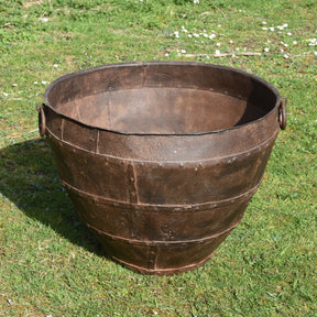 Iron Indian Planter From Rajasthan - 19thC