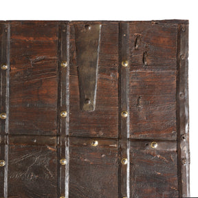 Brass Bound Indian "Pithara" Chest From Gujarat - 19thC