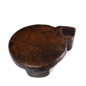 Old Indian Chapatti Board From Banswara Tribal Area - 19Thc