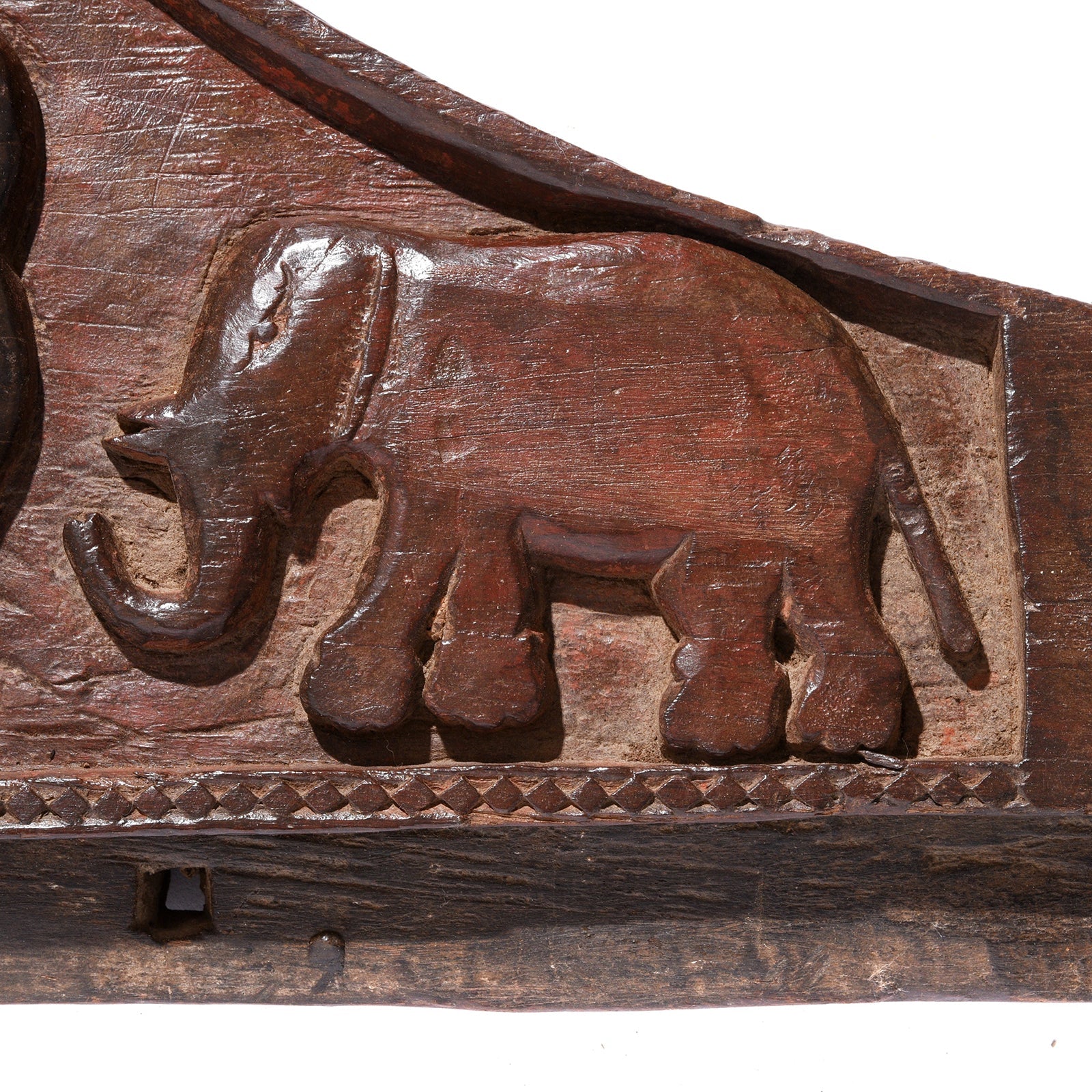 Carved Lintel Panel From Andhra Pradesh - 19th Century