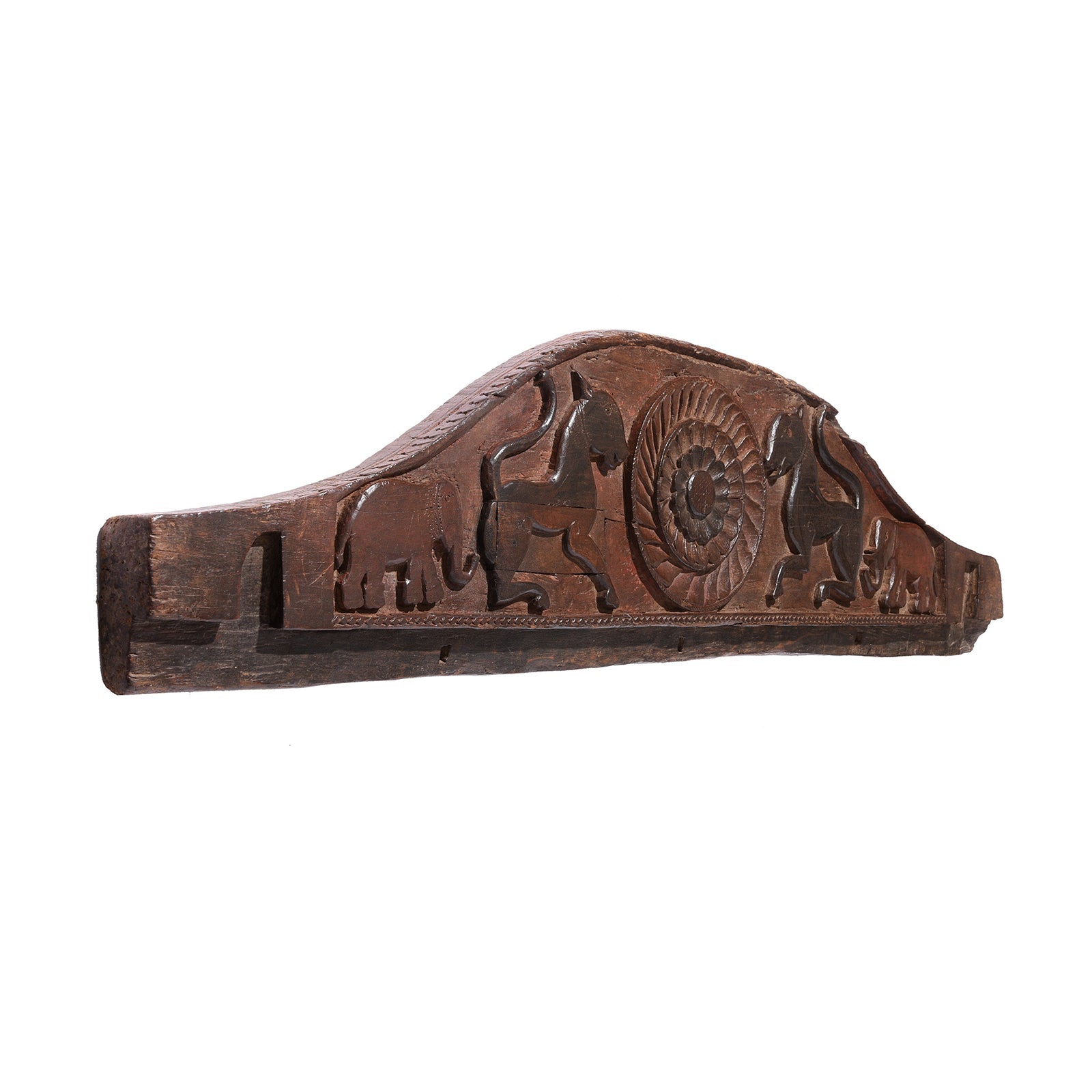 Carved Lintel Panel From Andhra Pradesh - 19th Century