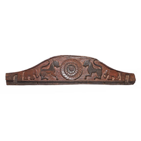 Carved Lintel Panel From Andhra Pradesh - 19th Century