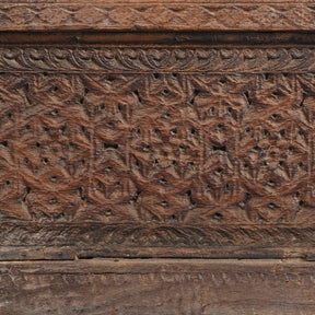 Old Indian Window Mirror From Shekhawati - 19thC (50 x 80cm)