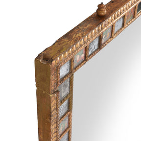 Indian Mirror Made From A Krishna Swing - Late 18th Century
