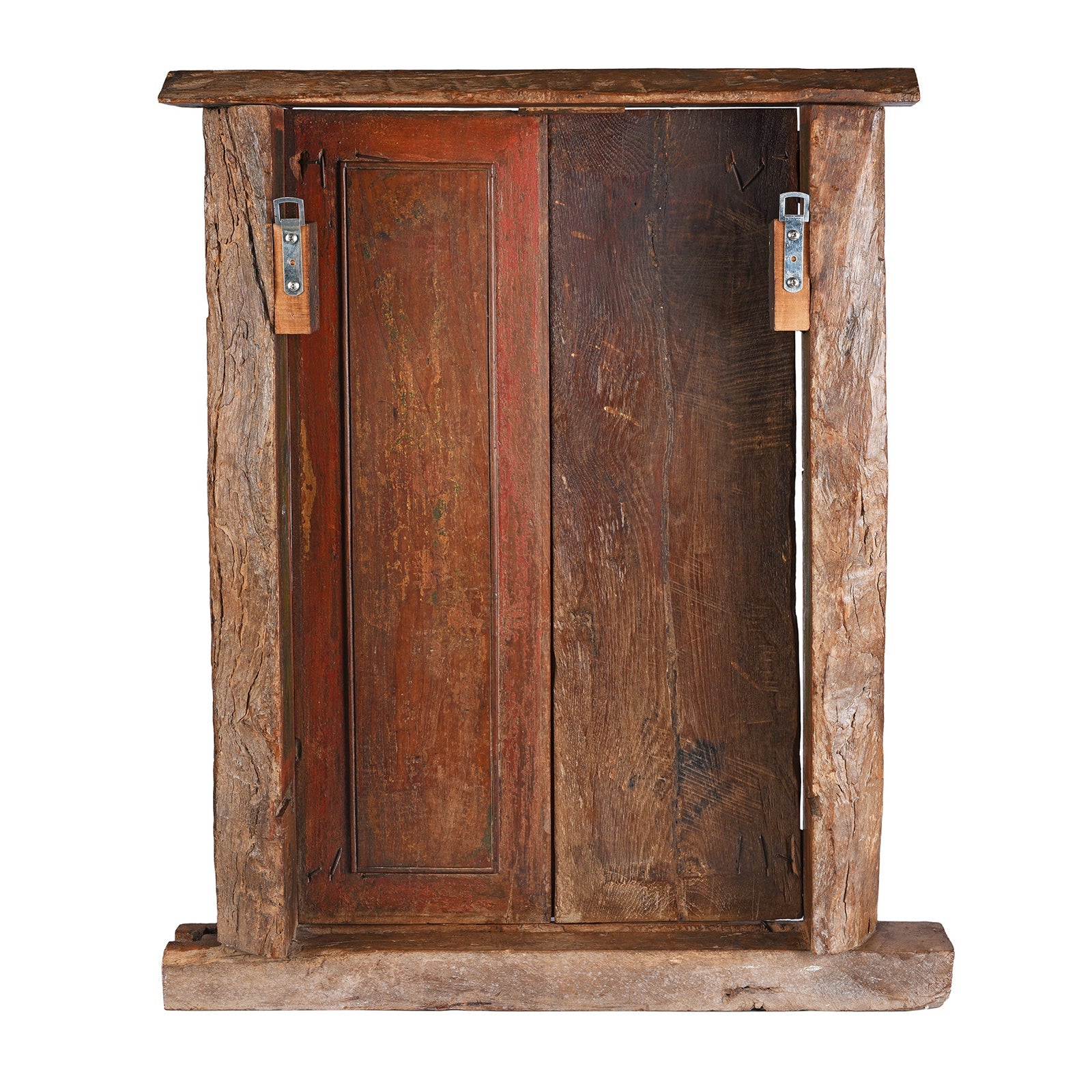 Painted Indian Window From Bikaner - 19th Century