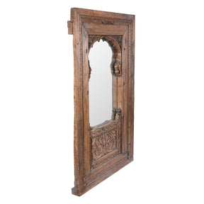 Window Mirror From Madhya Pradesh - 19th Century