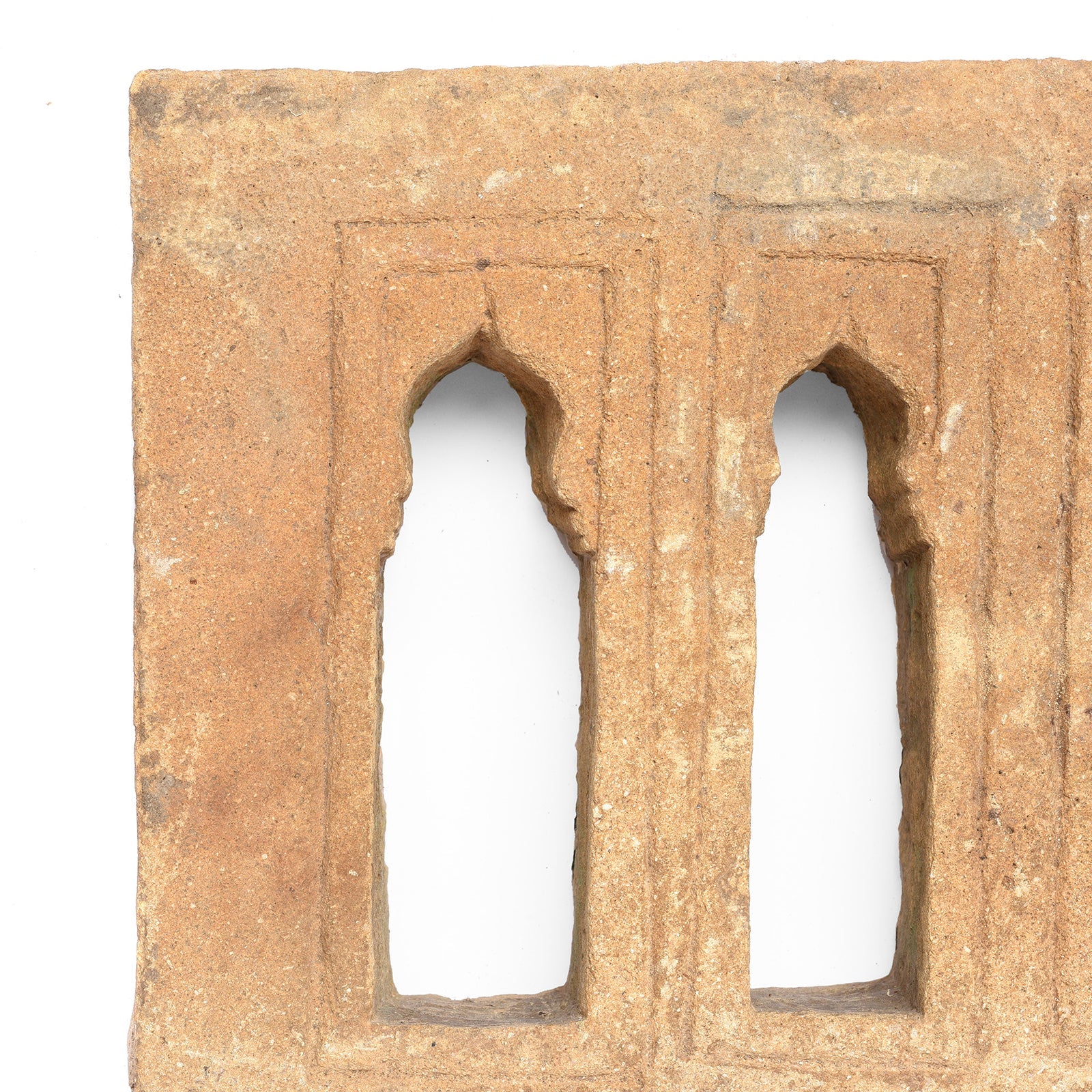 Old 6 Way Stone Lamp Niche From Jaisalmer- 19th Century