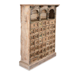 Teak Apothecary Chest From Kerala - 19thC