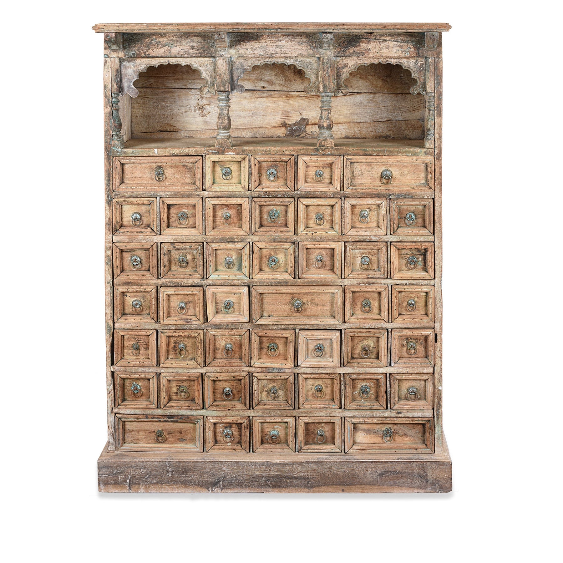 Teak Apothecary Chest From Kerala - 19thC