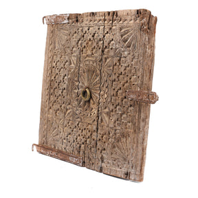 Indian Carved Panel From Kutch - 19thC