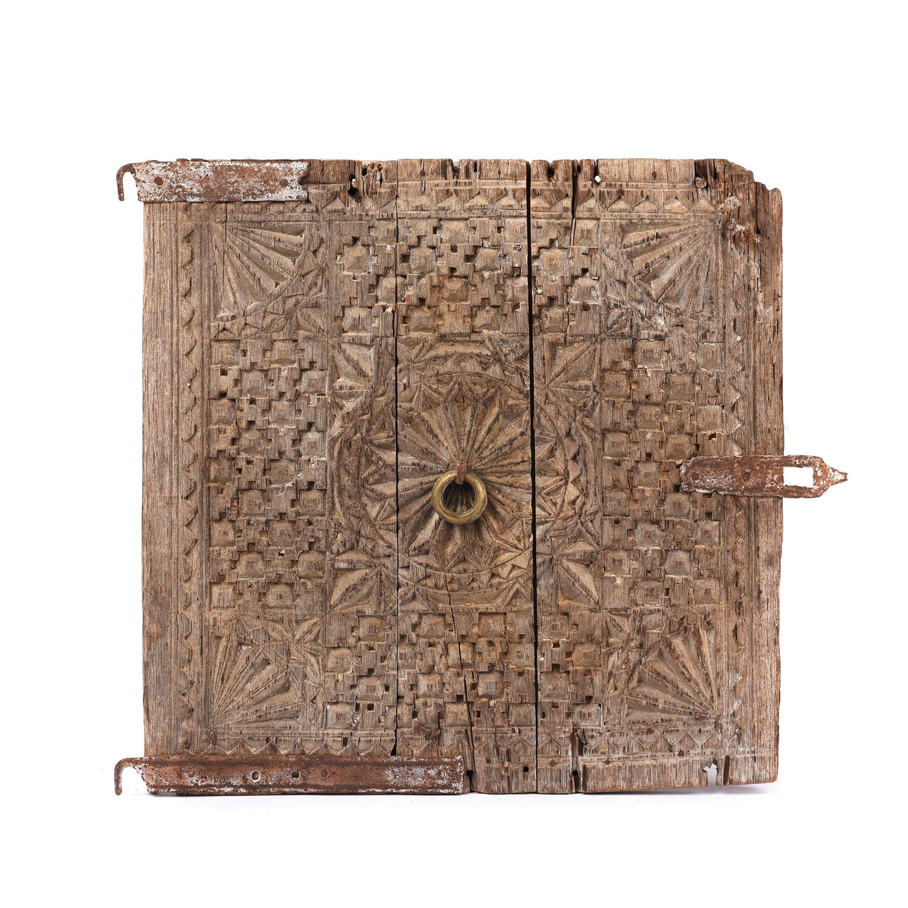 Indian Carved Panel From Kutch - 19thC