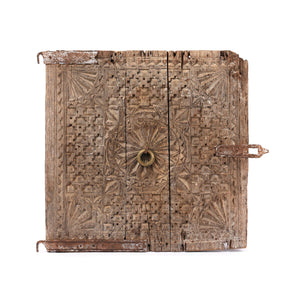 Indian Carved Panel From Kutch - 19thC