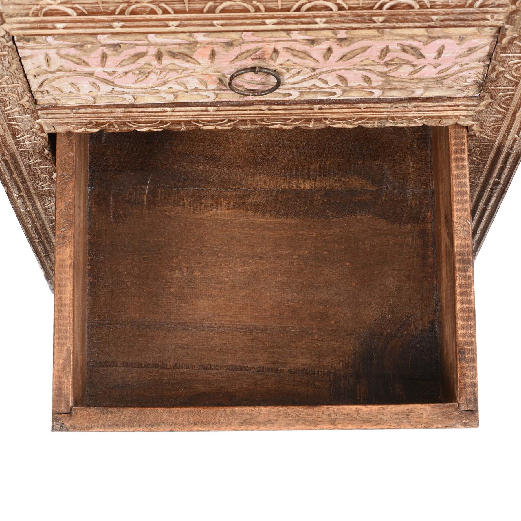 4 Drawer Bedside Cabinet Made From Reclaimed Teak