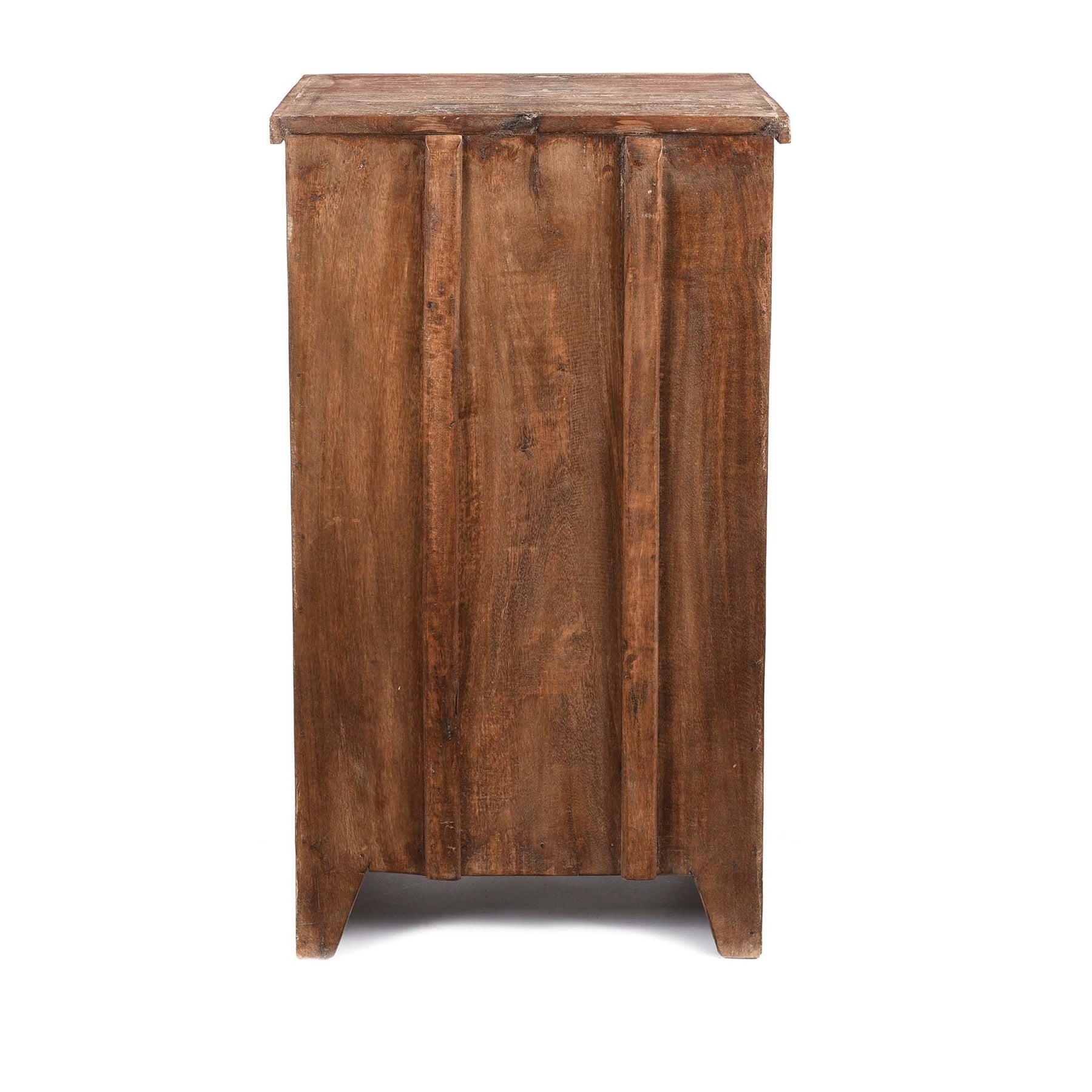 4 Drawer Bedside Cabinet Made From Reclaimed Teak