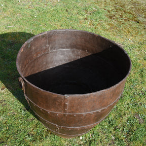 Iron Indian Planter From Rajasthan - 19thC