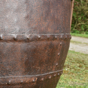 Iron Indian Planter From Rajasthan - 19thC