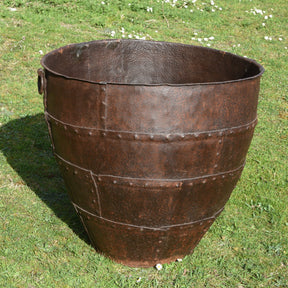 Iron Indian Planter From Rajasthan - 19thC