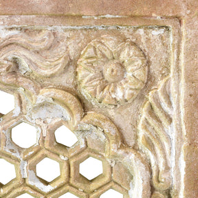 Double Sided Stone Jali Panel From Rajasthan - 19th Century