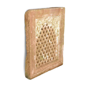 Double Sided Stone Jali Panel From Rajasthan - 19th Century