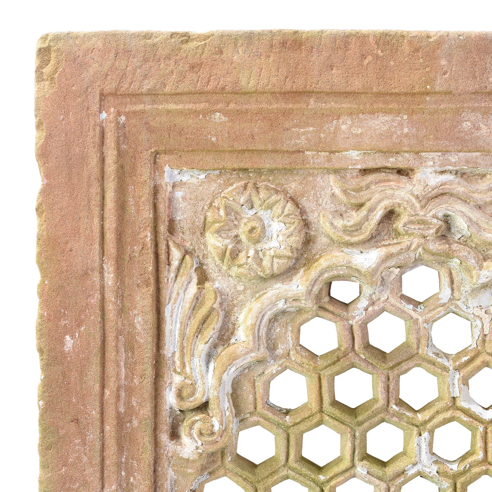 Double Sided Stone Jali Panel From Rajasthan - 19th Century