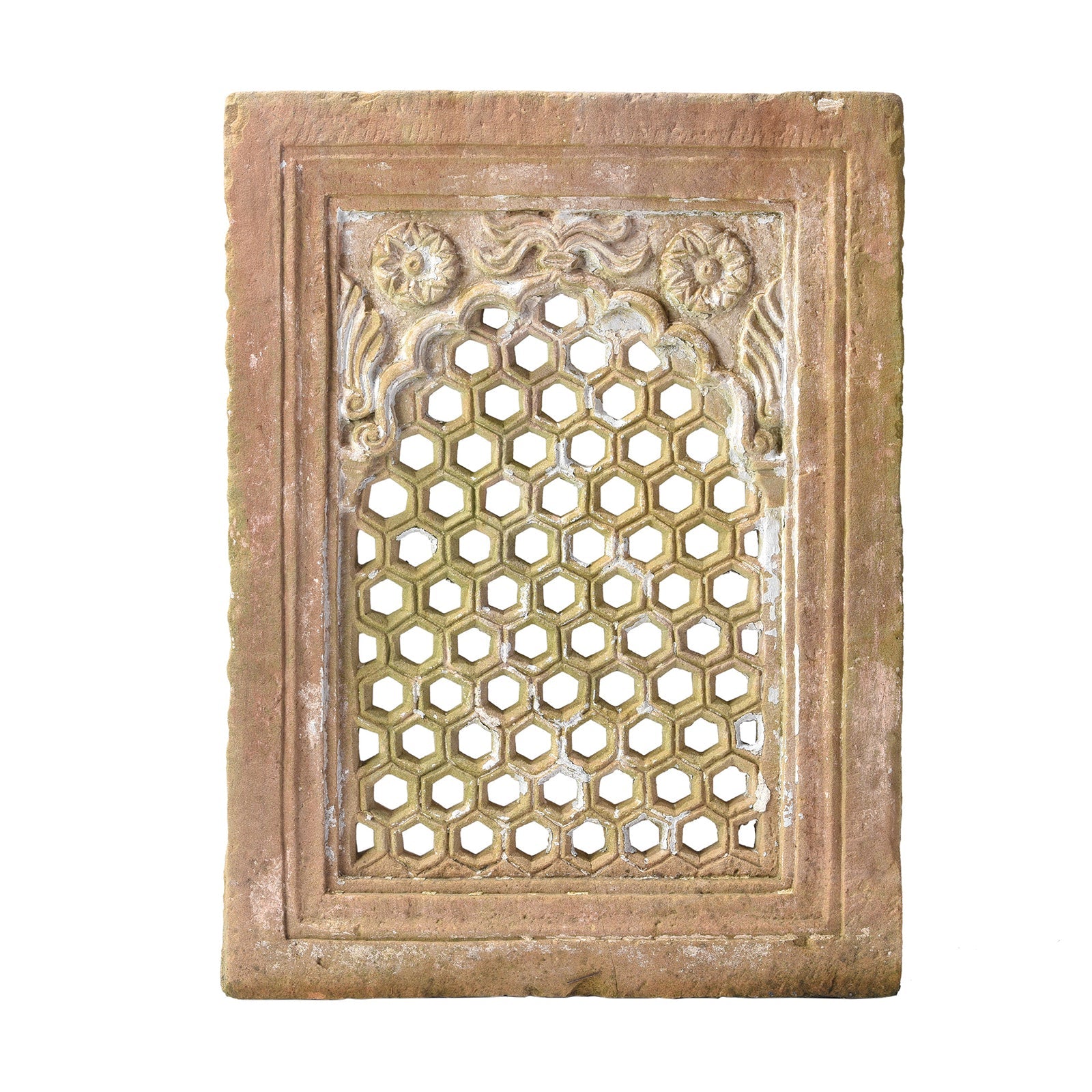 Double Sided Stone Jali Panel From Rajasthan - 19th Century
