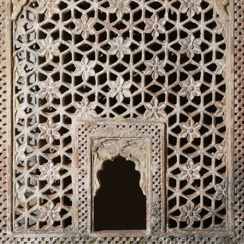 Carved Stone Panel From Rajasthan - 19thC