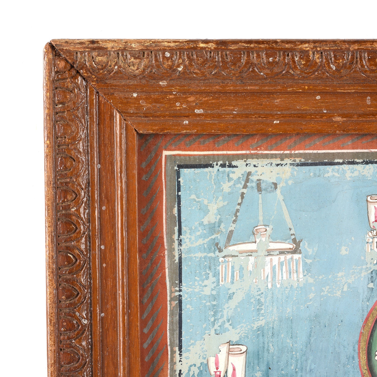 Framed Watercolour Of a Maharajah- 19th Century