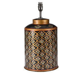 Indian Toleware Tea Caddy Lamp