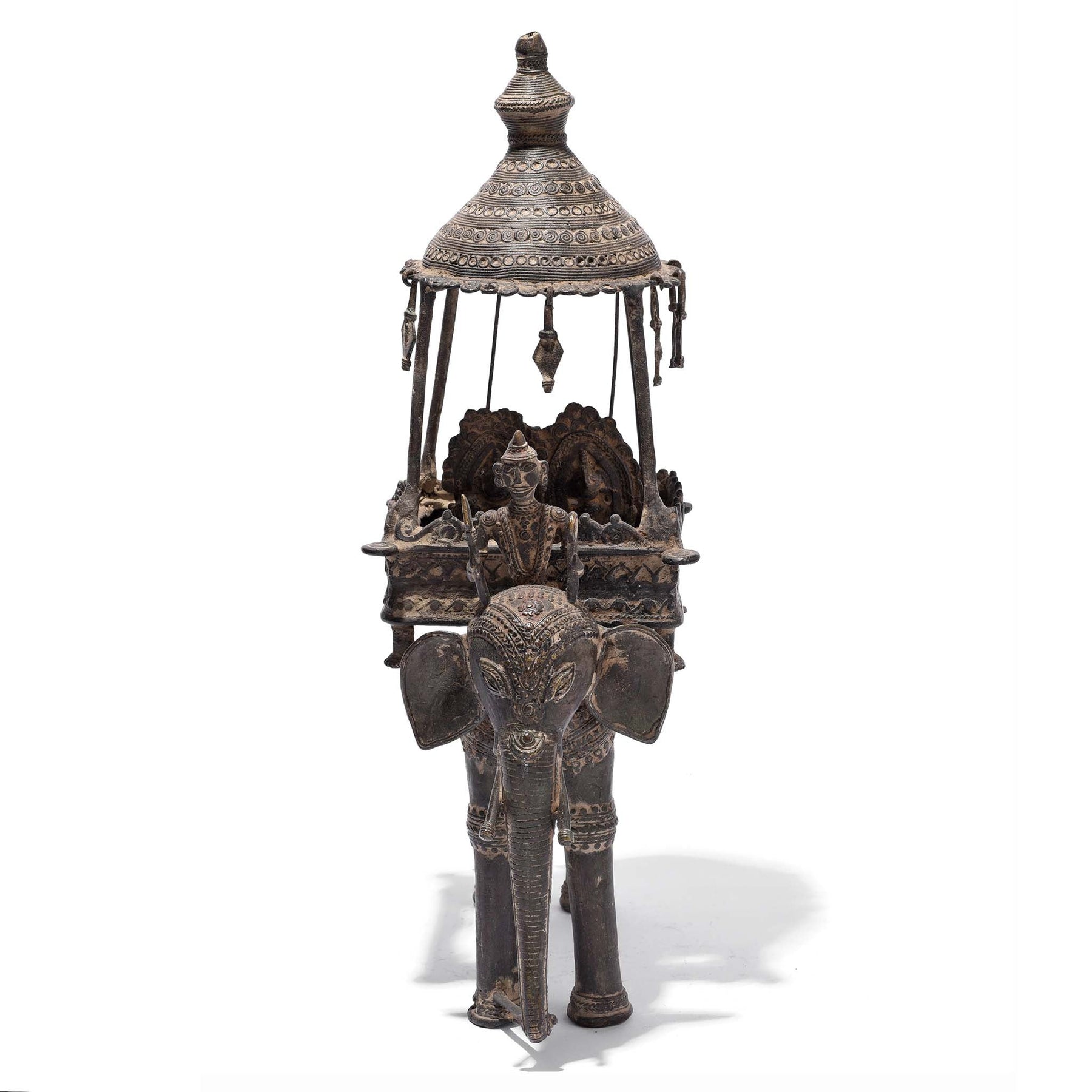 Bastar Danteshwari on an Elephant From Chhattisgarh - 19thC