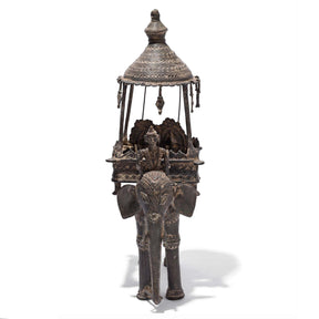 Bastar Danteshwari on an Elephant From Chhattisgarh - 19thC