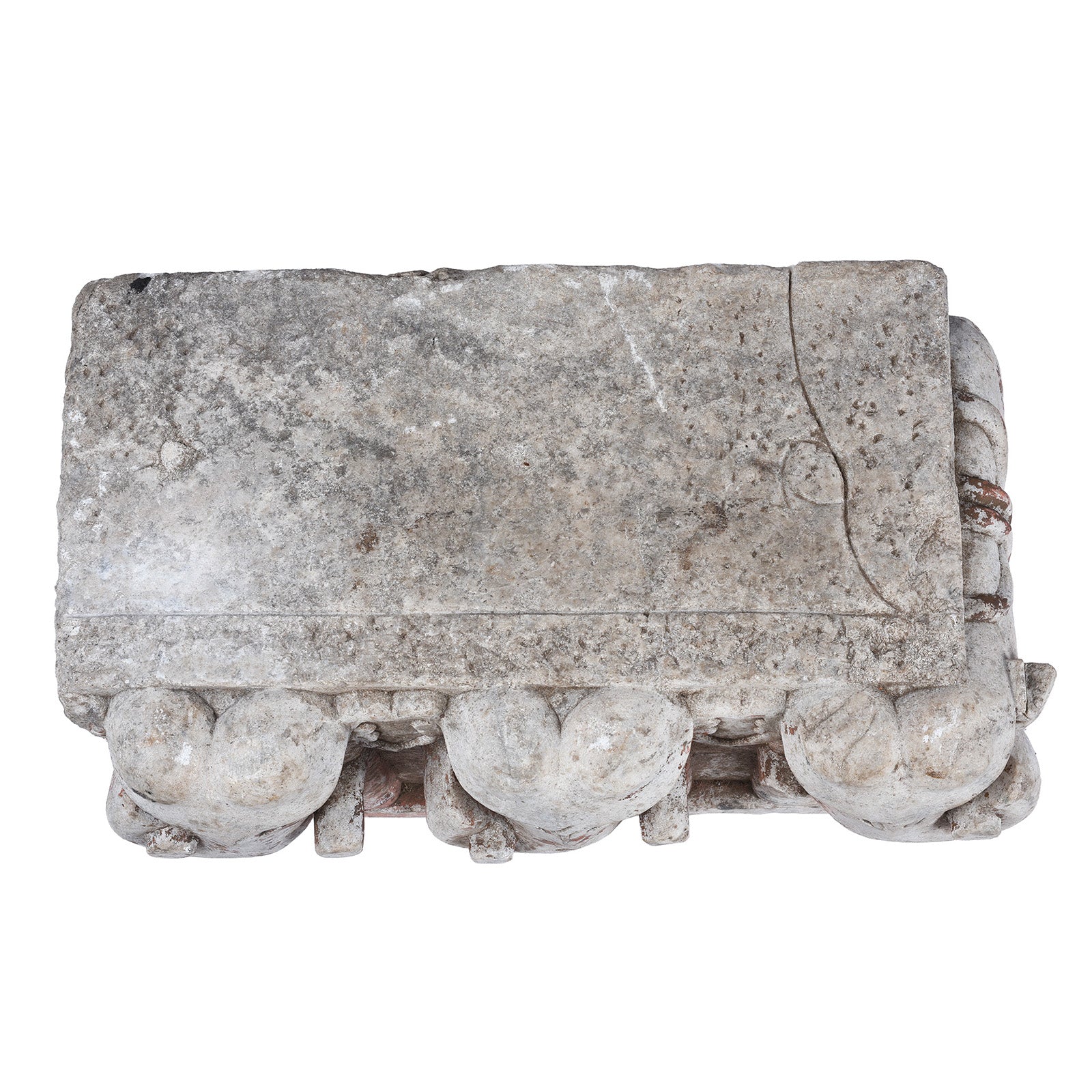 Marble Elephants Door Base - Early 19th Century