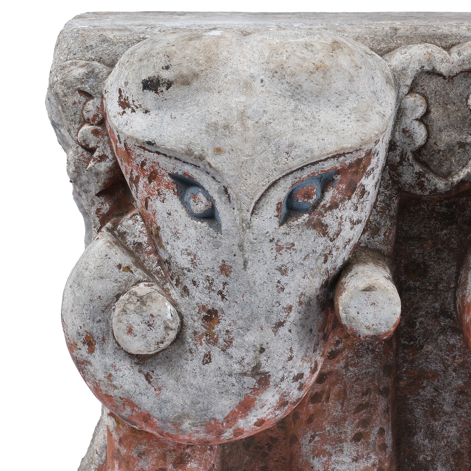 Marble Elephants Door Base - Early 19th Century