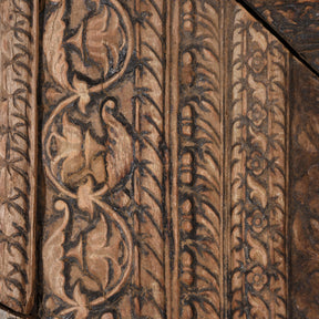 Carved Teak Door From The Punjab - 18thC
