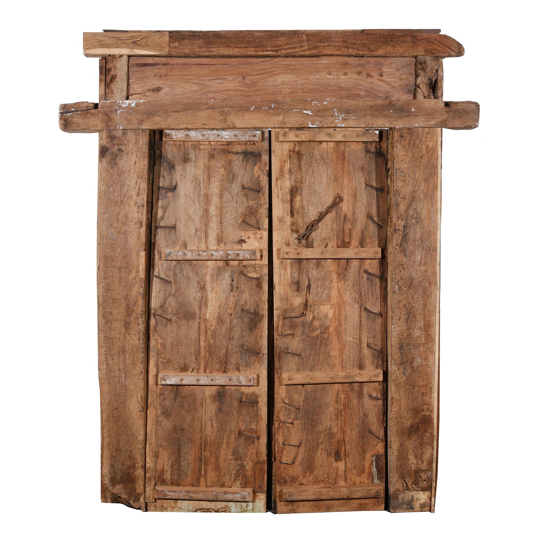Carved Teak Door From The Punjab - 18thC