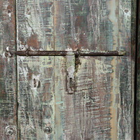 Old Painted Indian Doors From Gujarat - 19thC